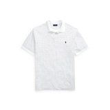 Polka-Dot Soft Cotton Polo Shirt