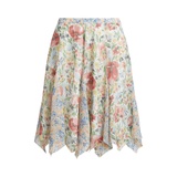 Floral Georgette Handkerchief Skirt