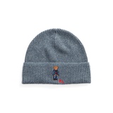 Polo Bear Rib-Knit Beanie