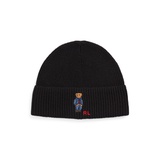 Polo Bear Rib-Knit Beanie