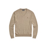 Washable Wool V-Neck Sweater