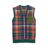 Polo Sport Plaid Wool Sweater Vest