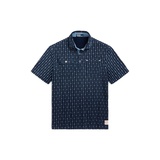 Classic Fit Indigo Jersey Polo Shirt