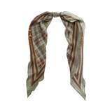 Wren Plaid Silk Twill Diamond Scarf