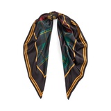 Elizabeth Mixed-Plaid Silk Square Scarf