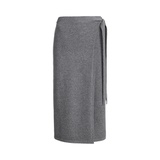 Cashmere-Blend Wrap Sweater Skirt