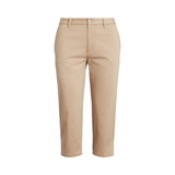 Cropped Slim Fit Stretch Chino Pant