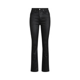 Coated High-Rise Straight Ankle Jean
