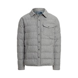 Quilted Wool-Blend Down Jacket