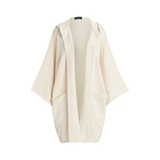 Oversize Fleece Hooded Kimono