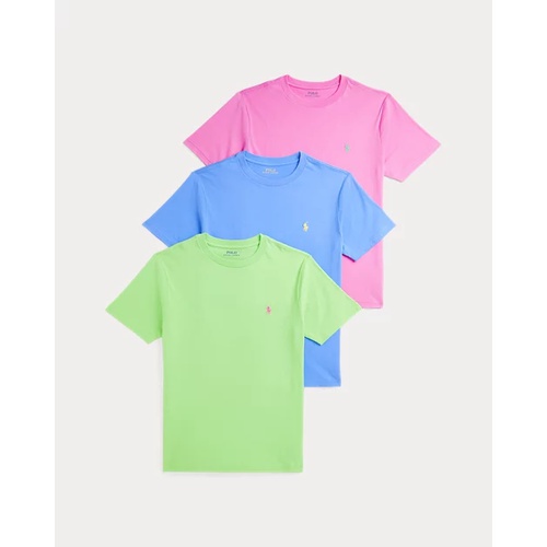 폴로 랄프로렌 Cotton Jersey Crewneck Tee 3-Pack