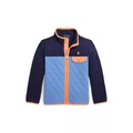 Ralph Lauren Childrenswear' Boys 4-7 Color Blocked Quilted Double Knit Jacket