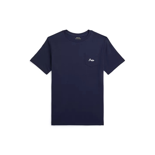 폴로 랄프로렌 Ralph Lauren Childrenswear' Boys 8-20 Dog Printed Cotton Jersey Pocket T-Shirt