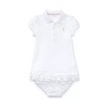 Ralph Lauren Childrenswear' Baby Girls Ruffled Polo Dress & Bloomer