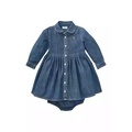 Ralph Lauren Childrenswear' Infant Girls Denim Shirtdress and Bloomer