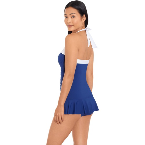 폴로 랄프로렌 LAUREN Ralph Lauren Bel Air Skirted Bandeau One-Piece