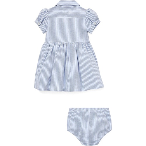 폴로 랄프로렌 Polo Ralph Lauren Kids Striped Knit Oxford Dress (Infant)