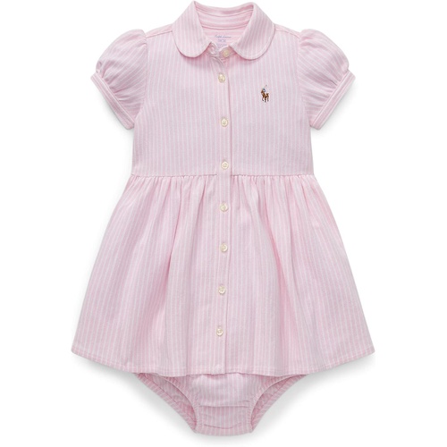 폴로 랄프로렌 Polo Ralph Lauren Kids Striped Knit Oxford Dress (Infant)