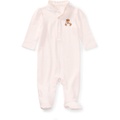 Polo Ralph Lauren Kids Bear Embroidery Footie (Infant)