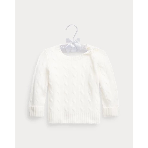 폴로 랄프로렌 The Iconic Cable-Knit Cashmere Sweater