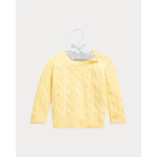 폴로 랄프로렌 The Iconic Cable-Knit Cashmere Sweater