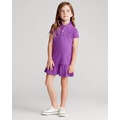 Cotton Mesh Polo Dress