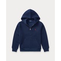 Cotton-Blend-Fleece Hoodie