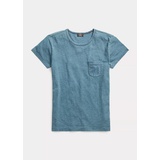 Indigo Cotton Pocket T-Shirt