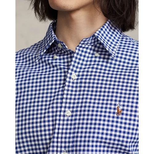 폴로 랄프로렌 Slim Fit Gingham Stretch Oxford Shirt