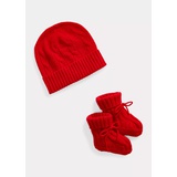 Cashmere Beanie & Bootie Set