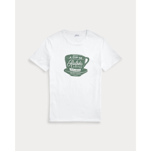 폴로 랄프로렌 Custom Slim Fit Ralphs Coffee T-Shirt