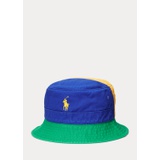 Color-Blocked Twill Bucket Hat