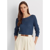 Boatneck Linen-Blend Sweater