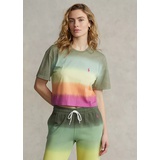 Ombre Cropped Crewneck Tee