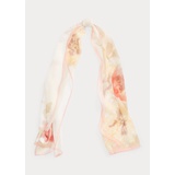 Lori Floral Chiffon Scarf