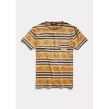 Jacquard-Knit Jersey Pocket T-Shirt