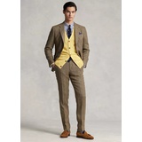 Tick-Weave Linen Suit Trouser