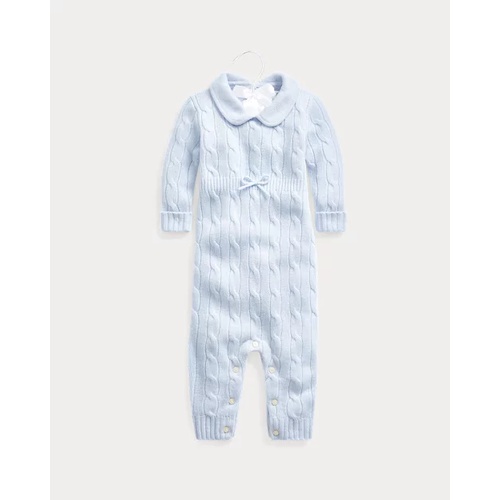 폴로 랄프로렌 Cashmere Knit-Collar Coverall