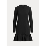 Fleece Drop-Waist Sweatshirt Dress