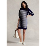 Striped Cashmere Sweater Dress