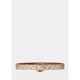 Monogram Jacquard Slide-Buckle Belt