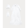 Organza Christening 3-Piece Set