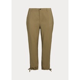 Twill Tapered Ankle Pant