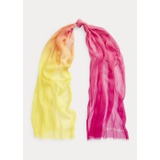 Chelsea Ombre Linen-Blend Scarf