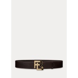 RL Vachetta Leather Wide Belt