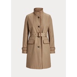 Belted Cotton-Blend Trench Coat