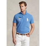 Custom Slim Fit Big Pony Mesh Polo Shirt