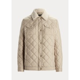 Diamond-Quilted Utility Jacket