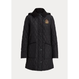 Crest-Patch Quilted Jacket