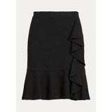 Ruffle-Trim Ponte Skirt